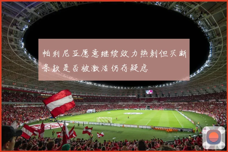 帕利尼亚愿意继续效力热刺但买断条款是否被激活仍存疑虑